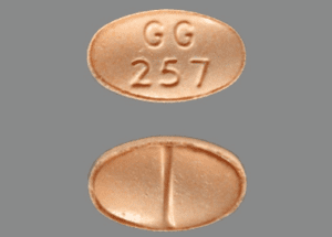 orange xanax pill gg 257